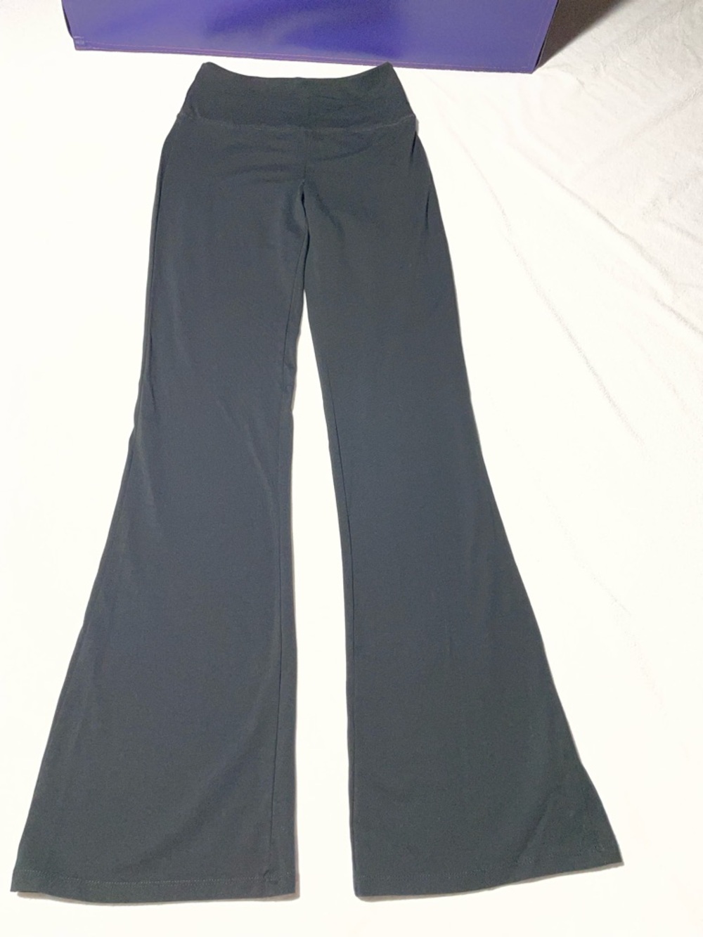 Streetwear Society Black Flared Boot-Cut Yoga Pants